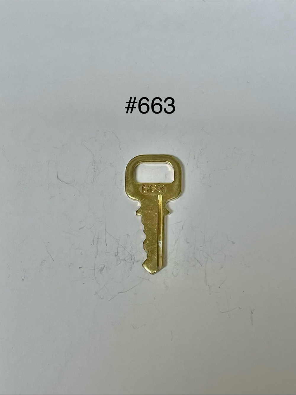 Louis Vuitton Gold-tone Key #663